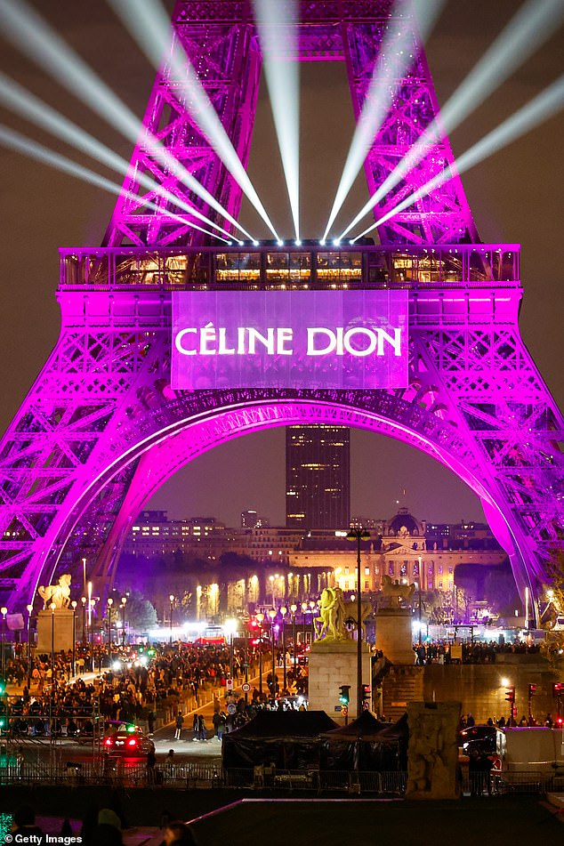 The City of Love celebrated Dion's return in style