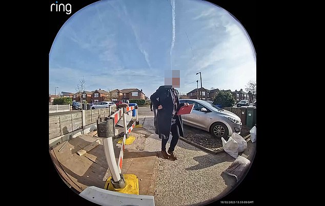 A shocked Mrs Jones rushed home fearing something tragic had happened to a loved one. She told police had received a complaint about her recent social media posts