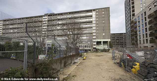 Residents have become used to parts of the estate being taken over as building sites