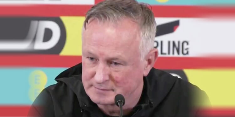 Northern Ireland boss Michael O'Neill snaps back at reporter for 'bad question' he is 'tired of being asked'