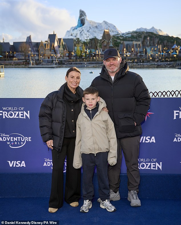 Coleen, Wayne and their son Cass kicked off half term with a weekend at Disneyland Paris to visit the theme park's new World of Frozen