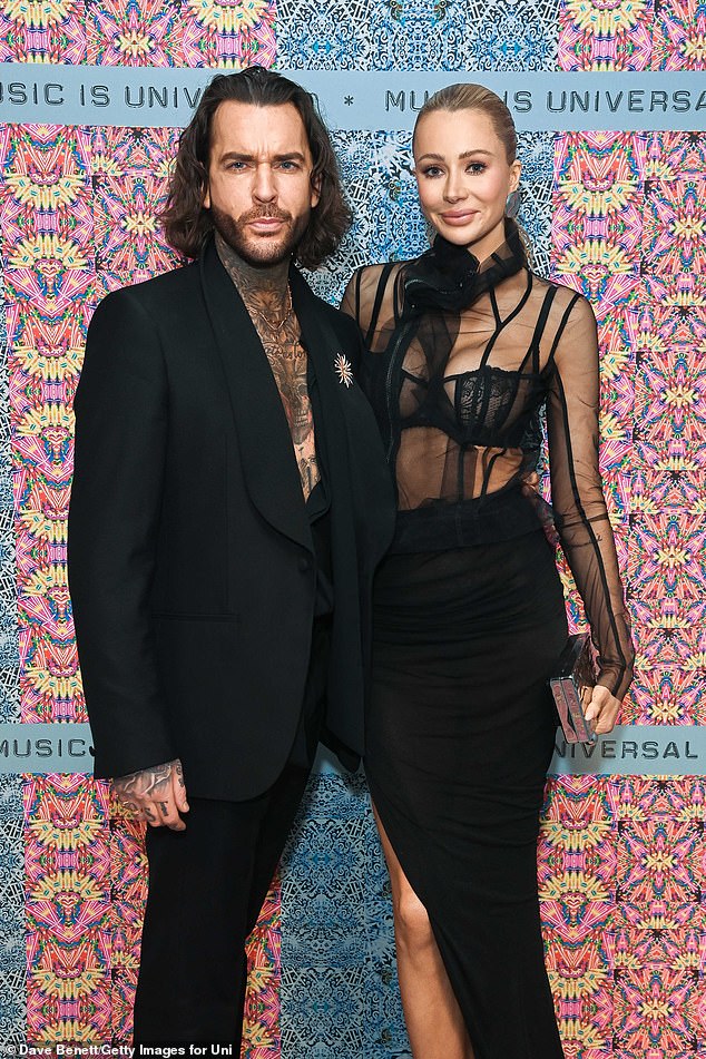 The television personality denied trying to trick fans over her fake wedding scandal and confirmed her new romance with Pete Wicks (pictured together in 2025)