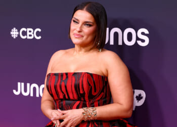 Nelly Furtado silences body shamers in curve-hugging strapless red gown as she's honored with Hall of Fame award