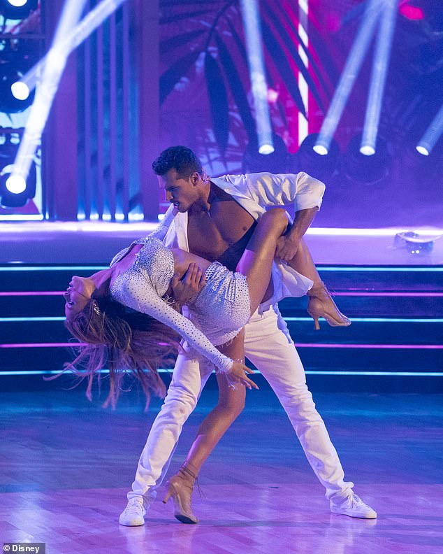 Nader previously dated her Dancing With The Stars coach Gleb Savchenko