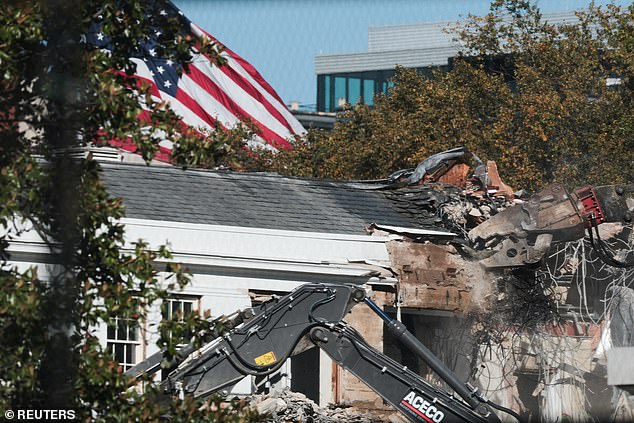 President Donald Trump had the East Wing ripped down in October to make way for his 90,000 square foot ballroom