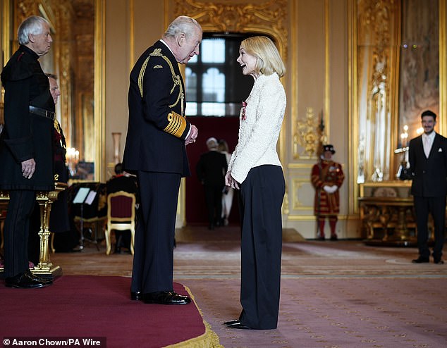 She said: 'Oh, my gosh, that's so hard. Really hard, isn't it? He's got big shoes to fill'