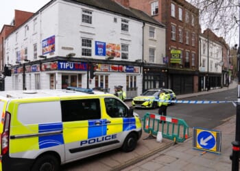 Man, 36, charged after car ploughed into pedestrians in city centre leaving seven injured on busy night out