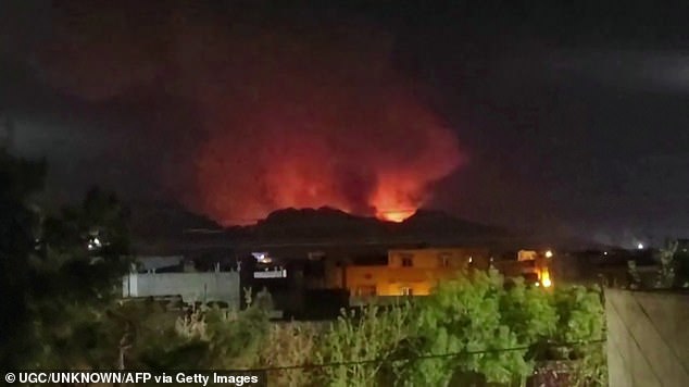 A video shared on social media Tuesday shows the aftermath of a bombing campaign in Isfahan, Iran. President Donald Trump said US military intervention in Iran would last two to three more weeks