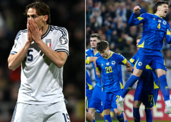 Italy FAIL to qualify for World Cup as 12-year hoodoo goes on after disastrous Bosnia loss as final Euro teams confirmed