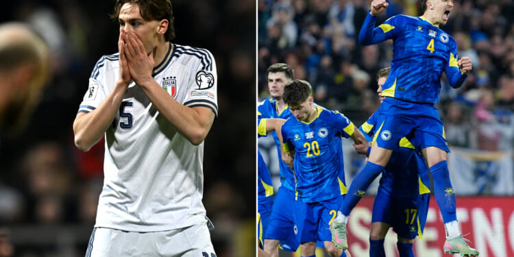 Italy FAIL to qualify for World Cup as 12-year hoodoo goes on after disastrous Bosnia loss as final Euro teams confirmed