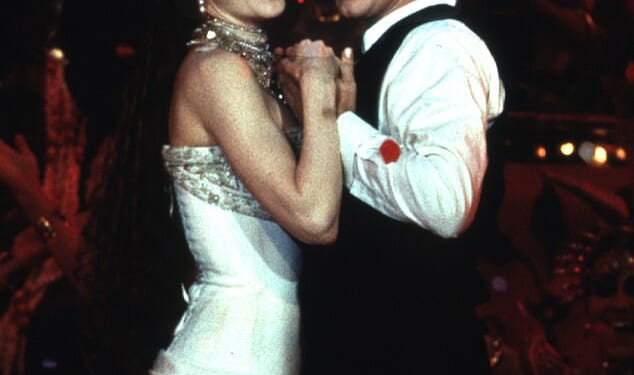 It's the iconic move musical that has inspired West End and Broadway adaptations... yet it's hard to believe that this year, Moulin Rouge! is marking its 25th anniversary (Nicole Kidman and Ewan McGregor pictured)
