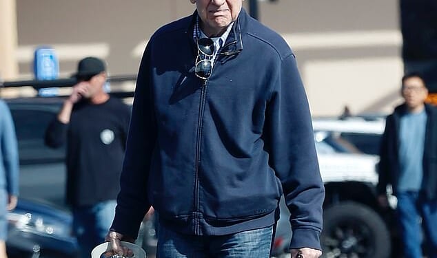 One of the most enduring actors of the 70s and 80s was spotted out on a rare outing in Los Angeles on Monday