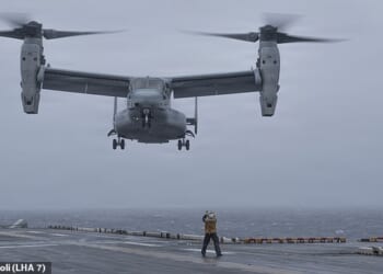 Donald Trump ordered the the amphibious assault ship USS Tripoli, carrying 2,000 marines, to the Gulf