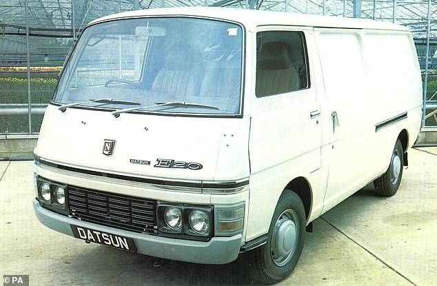 A white Datsun van similar to the one used by serial killer Robert Black