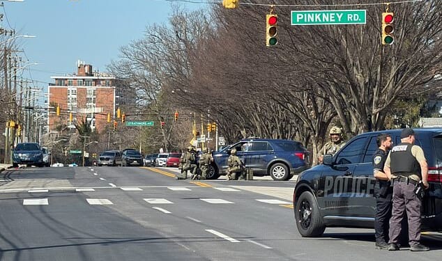 A shooter opened fire near the Agudath Israel of Baltimore synagogue on Tuesday afternoon