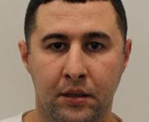 Belal Amine (left), 26, has been jailed after robbing a Patek Philippe watch worth £65,000 in Mayfair