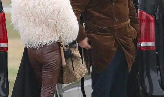 Amanda Holden and Alan Carr boarded a private jet back to London from Inverness on Saturday, after the comedian splashed out on a £3.25m Scottish castle