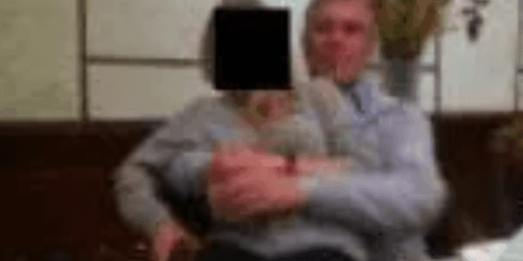 'Andrew seen with woman on his lap in dining room of paedo Epstein's home'