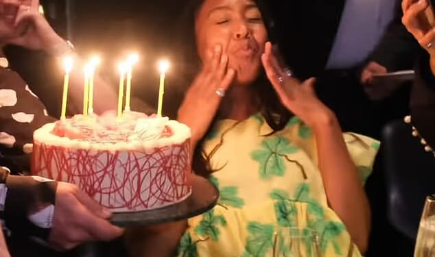 Angellica Bell celebrated her 50th birthday in style on Tuesday night as she gathered her celebrity pals including Alan Carr and Fleur East at a swanky bash