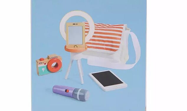 Argos has been slammed for selling this 'wooden influencer set'