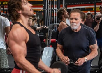 Arnold Schwarzenegger is helping train his love child Joseph Baena for his first bodybuilding competition