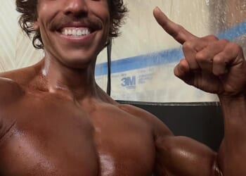 Arnold Schwarzenegger's son Joseph Baena made his bodybuilding debut