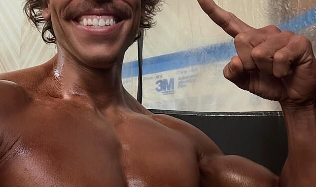 Arnold Schwarzenegger's son Joseph Baena made his bodybuilding debut