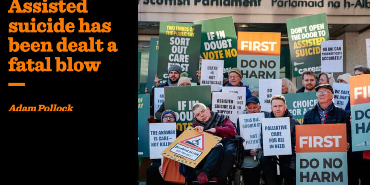 Assisted suicide has been dealt a fatal blow | Adam James Pollock