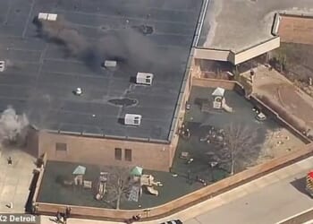 Ayman Mohamad Ghazali is accused of smashing his vehicle into Temple Israel in Michigan