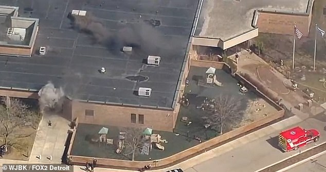 Ayman Mohamad Ghazali is accused of smashing his vehicle into Temple Israel in Michigan