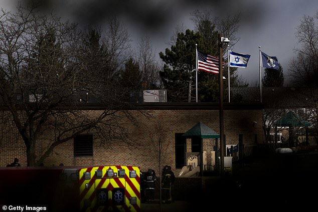 The suspect was neutralized by a security guard at the scene