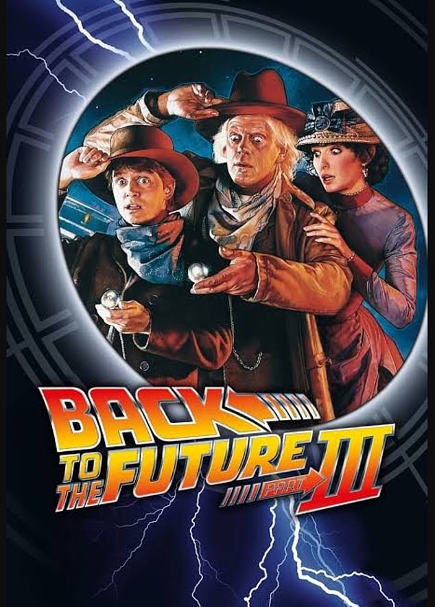 The poster with Christopher Lloyd and Mary Steenburgen