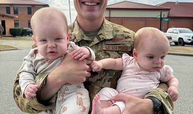 A pilot from Alabama who had recently become a dad to adorable twins has been named as one of the six US servicemembers killed this week in Operation Epic Fury