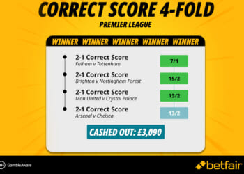 Betfair 'taken to cleaners' after record breaking weekend for punters capped off by freak Super Sunday scores