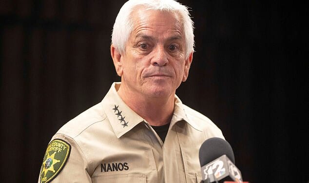 Pima County Sheriff Chris Nanos, who is in charge of the Nancy Guthrie abduction case investigation, is facing the possibility of being fired, according to a source in his department