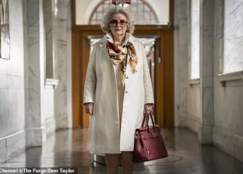 Brenda Blethyn plays maid-turned-mogul Emma Harte in the new Channel 4 period drama A Woman of Substance but many took to social media to say she is 'hardly in it'