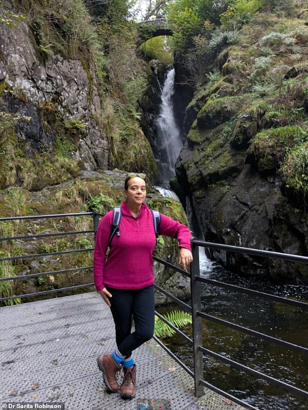 For Sarita (pictured), an associate dean in the school of psychology and humanities at the University of Lancashire, the global outbreak of coronavirus finally proved to her friends and family that her prepping over the last 20 years wasn't 'bonkers'.