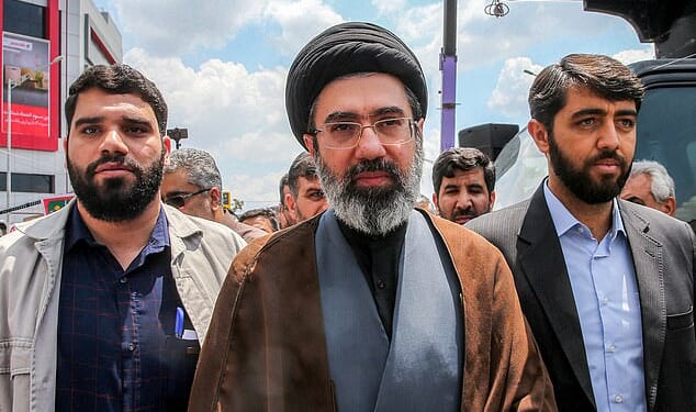 British Muslims have a +22 net favourability rating towards the hardline dictatorship in Tehran while for the general population this is -42. Pictured: Iran's supreme leader Mojtaba Khamenei