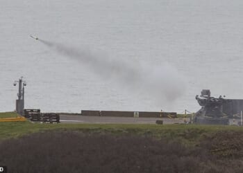 Rapid Sentry (pictured) is a vehicle-mounted system that fires Lightweight Multirole Missiles