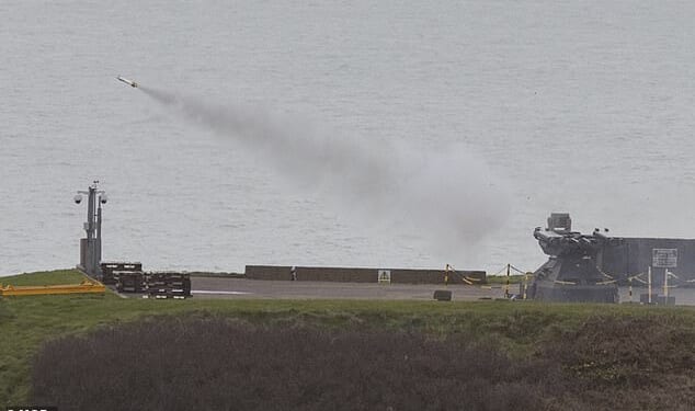 Rapid Sentry (pictured) is a vehicle-mounted system that fires Lightweight Multirole Missiles