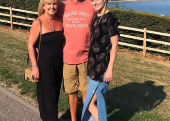 Laura Storr, 35, (right) has been left trapped in the Middle East awaiting urgent medical evacuation to the UK for a lung transplant