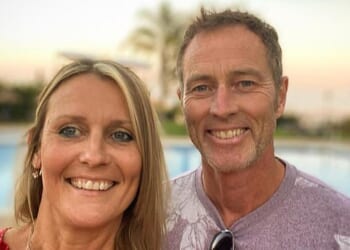 Lindsay and Craig Foreman (pictured), both 52, were arrested in Kerman, southern Iran, on January 3, as they embarked on a motorcycle trip around the world to Australia