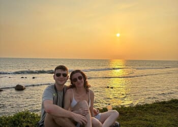 Nathan Silver, and Elana Phillips, both 23, were travelling home from Sri Lanka