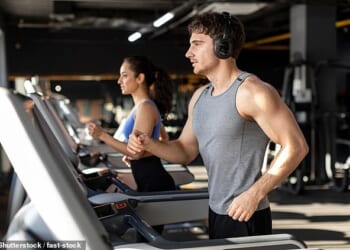 Britons are typically wasting £123.40 per year on unused subscriptions such as gym membership seldom used (file photo)