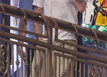 Brooklyn Beckham enjoyed dinner at Sushi Park in West Hollywood with singer Cody Simpson after missing out on an LA reunion with his dad David