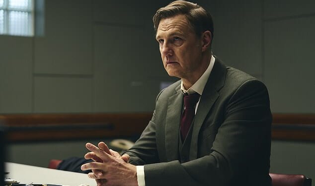 David Morrissey as Michael Polly, head teacher of a minor public school whose internal clockwork has exploded after the disappearance of his wife