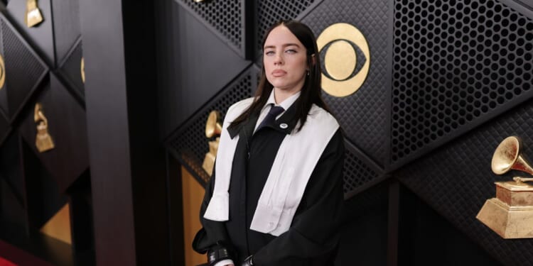 Billie Eilish attends the 68th Grammy Awards on Feb. 1, 2026, in Los Angeles, California.