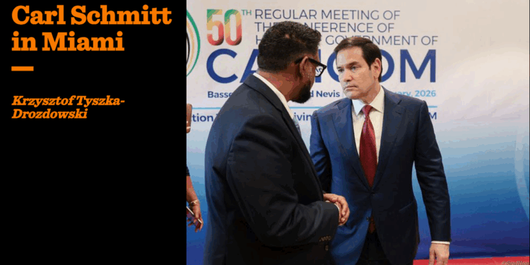 Carl Schmitt in Miami | Krzysztof Tyszka-Drozdowski