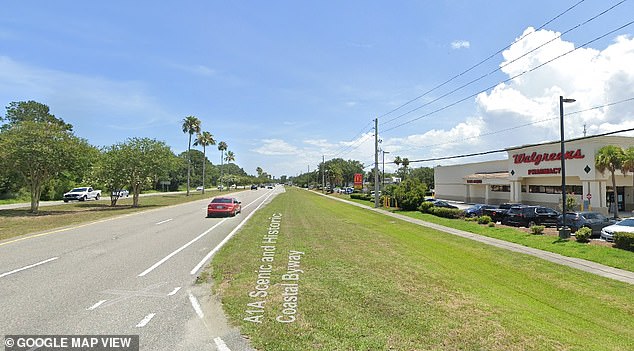 Christian Barrios allegedly killed two people at this Walgreens in Ponte Verda Beach, Florida before escaping across the highway and onto the TPC Sawgrass golf course