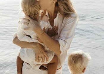 Prince Harry's ex-girlfriend Chelsy Davy has today announced the birth of her third child (she is pictured here with her two other children in 2025)